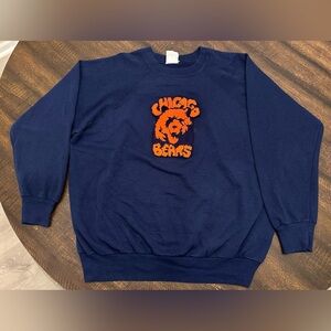 VTG Men’s Chicago Bears Sweatshirt-Made in USA-Size XL